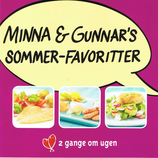 Minna og Gunnar's Sommerfavoritter (gratis opskriftshfte), UDSOLGT HFTE, men kan hentes som PDF